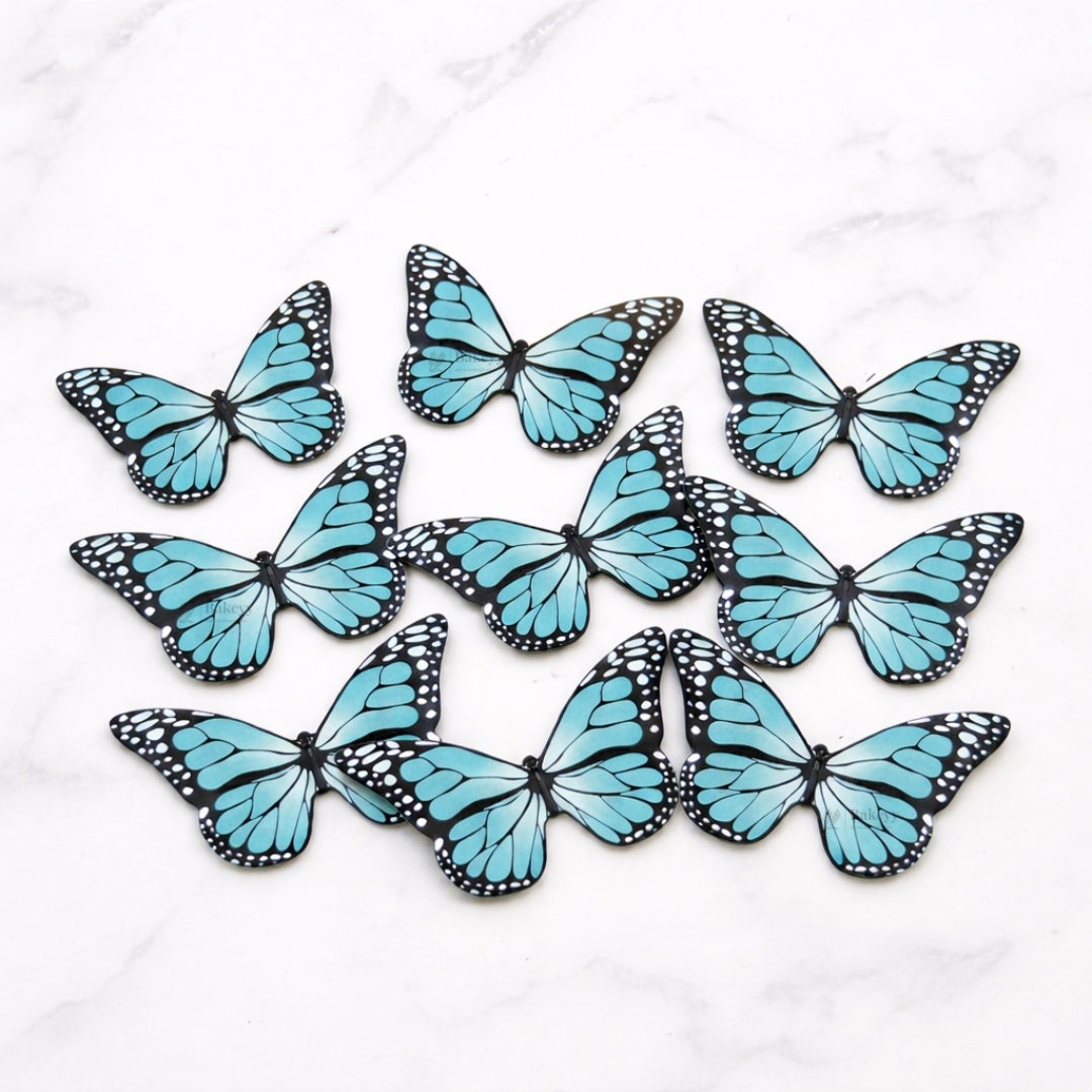 Monarch-Style Butterfly Cake Toppers | Bold Black-Edged Wing Design | Multiple Color Options Available | Pack of 1