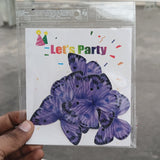 Watercolour-Blend Butterfly Cake Toppers | Soft Gradient Wings with Speckled Tips | Multiple Color Options Available | Pack of 1