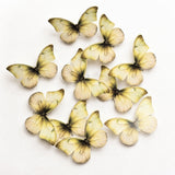 Leaf-Vein Butterfly Cake Toppers | Nature-Inspired Gradient Wing Design | Multiple Color Options Available | Pack of 1