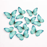 Leaf-Vein Butterfly Cake Toppers | Nature-Inspired Gradient Wing Design | Multiple Color Options Available | Pack of 1