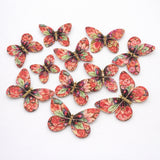 Glitter-Core Butterfly Cake Toppers | Shimmered Body with Fine Line Wing Design | Multiple Print Options Available | Pack of 1