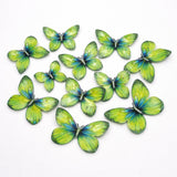 Glitter-Core Butterfly Cake Toppers | Shimmered Body with Fine Line Wing Design | Multiple Print Options Available | Pack of 1