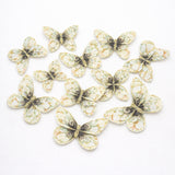 Glitter-Core Butterfly Cake Toppers | Shimmered Body with Fine Line Wing Design | Multiple Print Options Available | Pack of 1