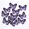 Black-Edged Heartwing Butterfly Toppers | Dual-Tone Gradient Wings with Bold Outline | Multiple Color Options Available | Pack of 1