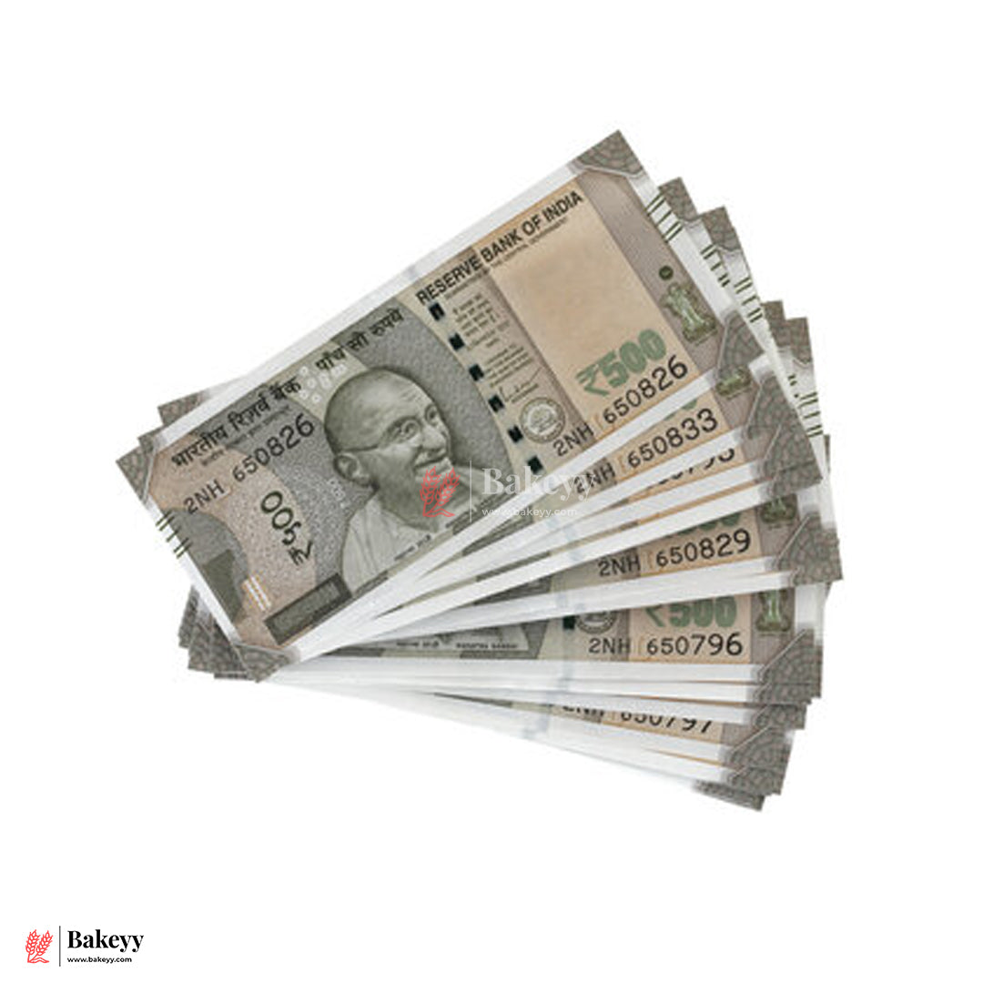 Pre-Cut | Edible Wafer | 500 Note Theme
