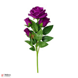 Artificial Rose Bouquet – 33cm | Decorative Faux Flower Bunch for Home & Gifting | 1 Piece