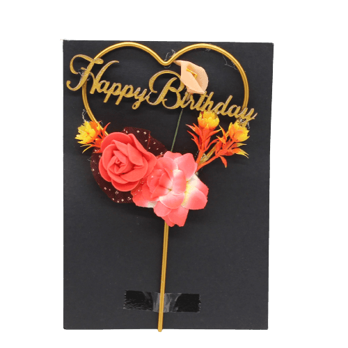 Cake Topper Happy Birthday - Bakeyy.com - India - Cake Topper Happy Birthday - Default Title