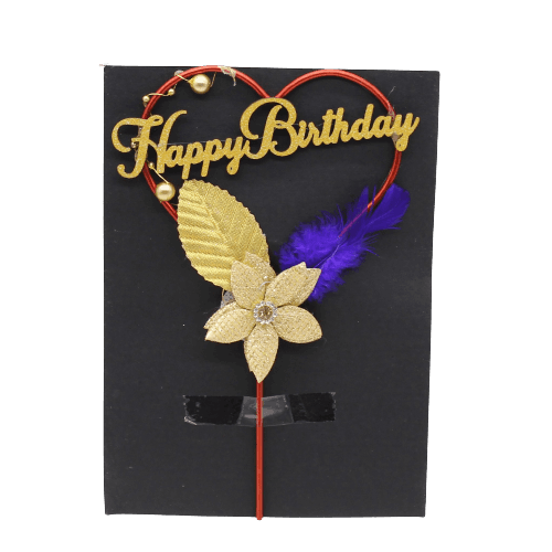 Cake Topper Happy Birthday - Bakeyy.com - India - Cake Topper Happy Birthday - Default Title