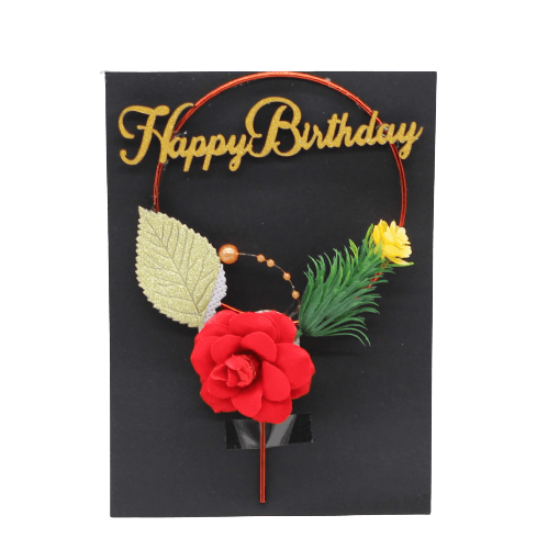 Cake Topper Happy Birthday - Bakeyy.com - India - Cake Topper Happy Birthday - Default Title