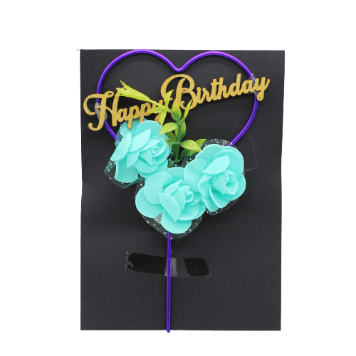 Cake Topper Happy Birthday - Bakeyy.com