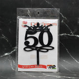 Cake Topper | Celebrating 50 Years - Bakeyy.com - India - Cake Topper | Celebrating 50 Years - Default Title