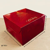 Christmas Cake Box | Perfect for Cake & Treats | Pack of 25