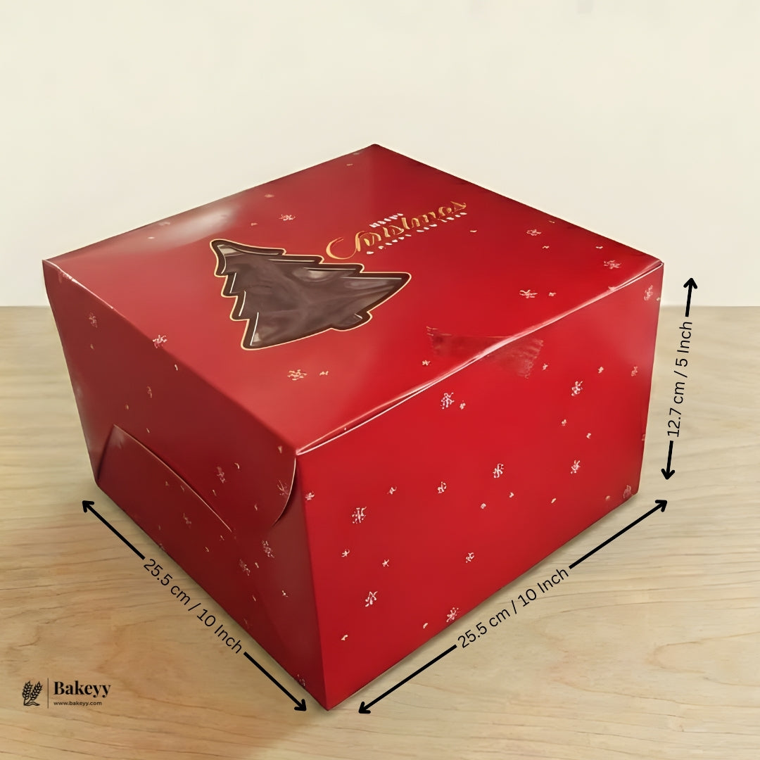 Christmas Cake Box | Perfect for Cake & Treats | Pack of 25