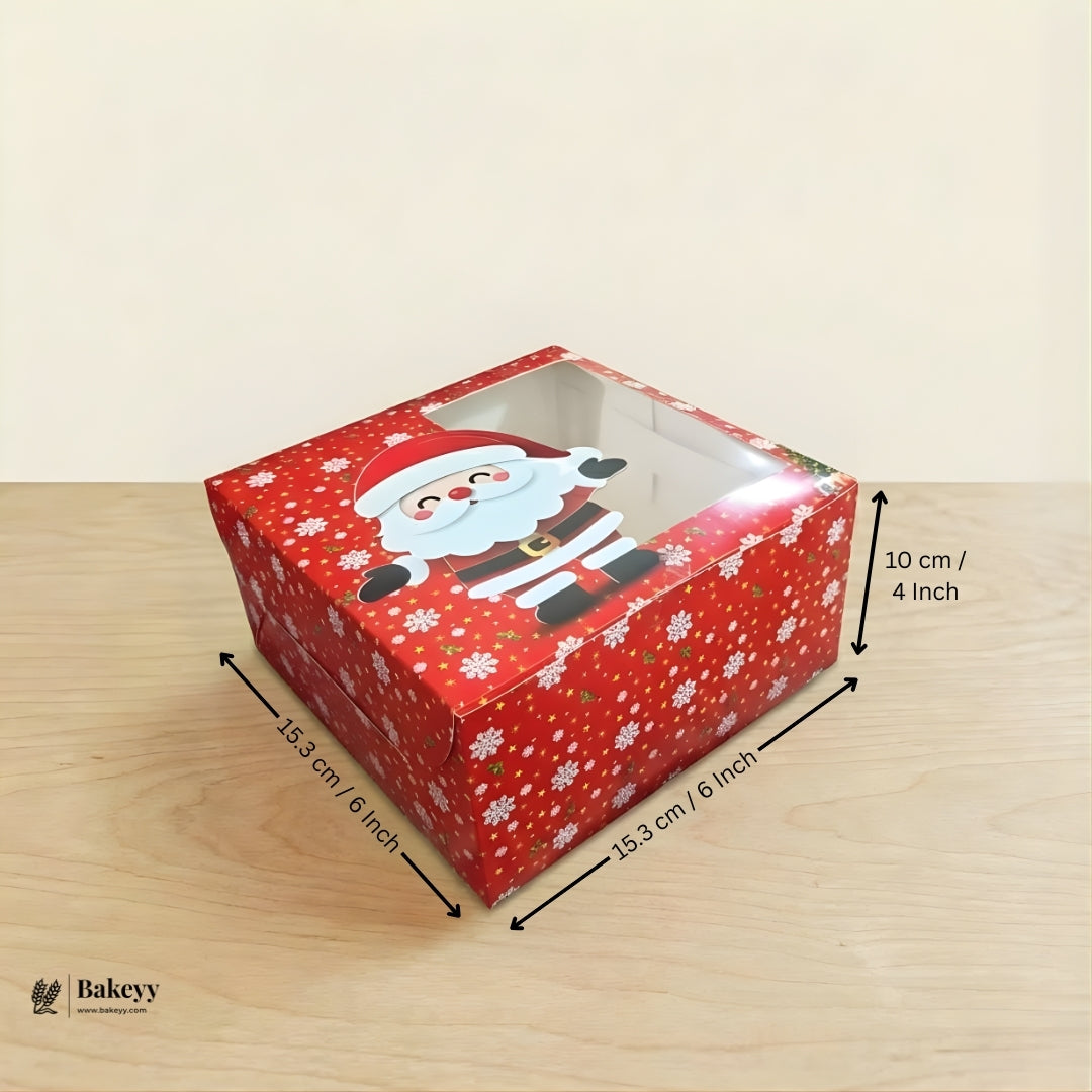 Christmas Cake Box | Perfect for Cake & Treats | Pack of 25