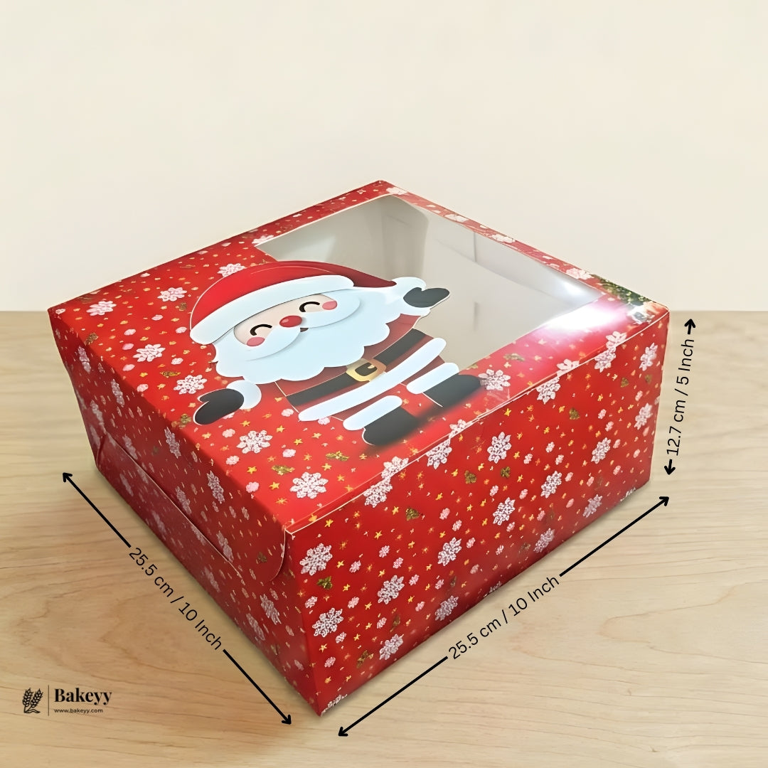 Christmas Cake Box | Perfect for Cake & Treats | Pack of 25