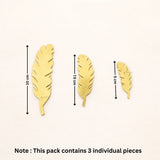 Gold Metallic Cake Topper Cutouts Set | Assorted Designs for Cake Decoration | Pack of 1