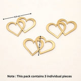 Gold Metallic Cake Topper Cutouts Set | Assorted Designs for Cake Decoration | Pack of 1