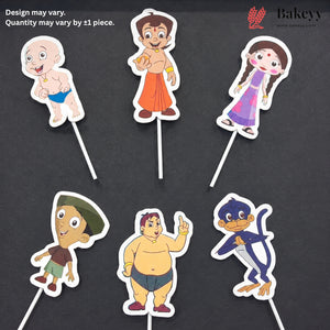 Kids Movies & Shows Cake Toppers | Birthday Party Decor | Birthday Cake Decor | Pack of 6