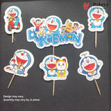Kids Movies & Shows Cake Toppers | Birthday Party Decor | Birthday Cake Decor | Pack of 6