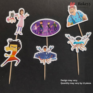 Kids Movies & Shows Cake Toppers | Birthday Party Decor | Birthday Cake Decor | Pack of 6