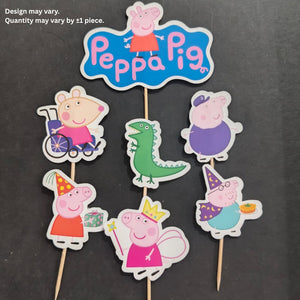 Kids Movies & Shows Cake Toppers | Birthday Party Decor | Birthday Cake Decor | Pack of 6
