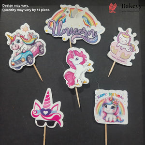 Kids Movies & Shows Cake Toppers | Birthday Party Decor | Birthday Cake Decor | Pack of 6