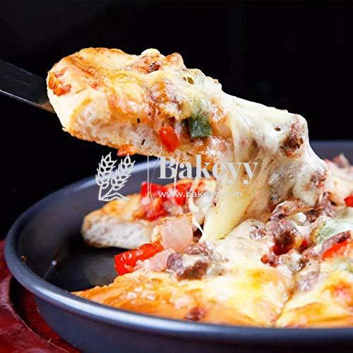 Carbon Steel Non-Stick Round Plate Cake Pizza Tray Baking Mould - Bakeyy.com - India - Carbon Steel Non-Stick Round Plate Cake Pizza Tray Baking Mould - Default Title