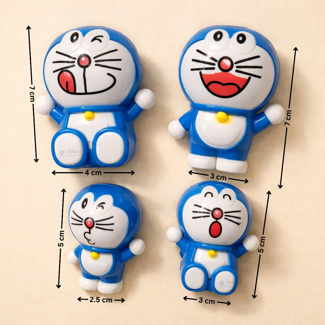 Mickey, Minnie & Doraemon Cake Topper Combo | Cartoon Character Doll Set | Pack of 1