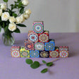 Matka Tin | Square Shaped Decorative Boxes | Pack Of 12 | Candle Tin Box | Different Designs | (Copy) - Bakeyy.com - India - {{ variant.name }}