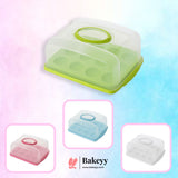 12 Cavity Cupcake Carrier with Lid and Handle