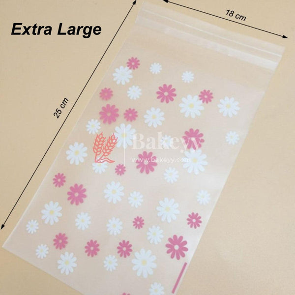 Cellophane Bags Clear Plastic Self Sealing Envelope Crystal Bag | Pack of 50 - Bakeyy.com