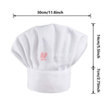 Chef Hat | Baker Kitchen Cooking Chef Cap | White | Pack of 10 - Bakeyy.com - India - Chef Hat | Baker Kitchen Cooking Chef Cap | White | Pack of 10 - Default Title