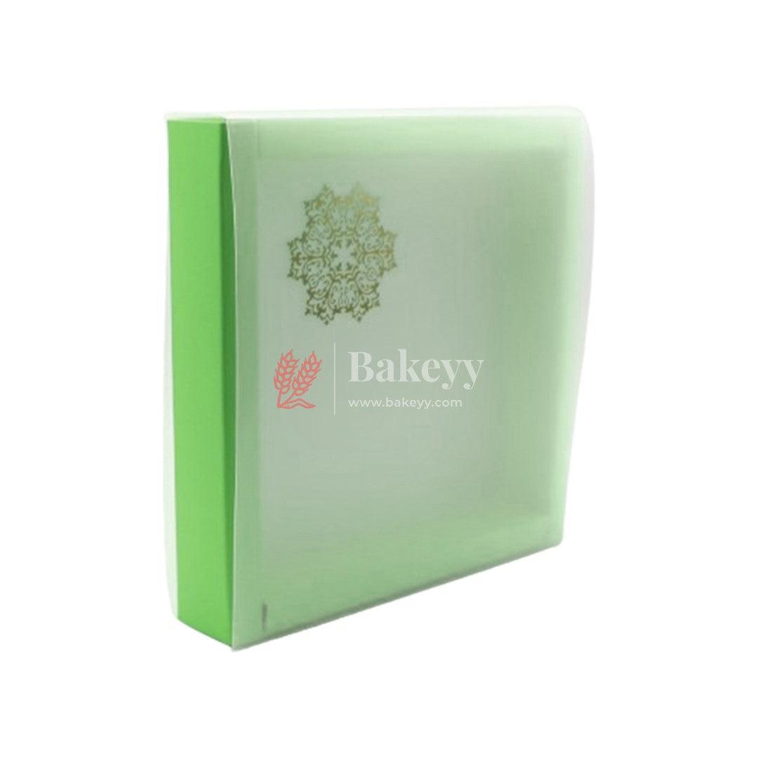 Chocolate Box For 12 Cavity | Multipurpose Box | Pack Of 10 - Bakeyy.com - India - Chocolate Box For 12 Cavity | Multipurpose Box | Pack Of 10 - Green