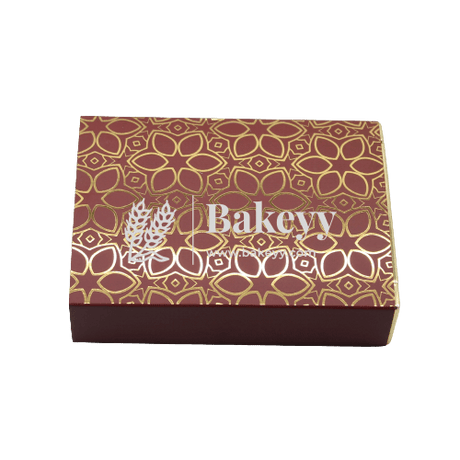 Chocolate Box For 6 | Gift Box | Multipurpose Box - Bakeyy.com - India - Chocolate Box For 6 | Gift Box | Multipurpose Box - Pack Of 10 pc / 4823