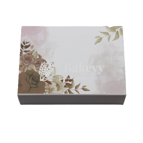 Chocolate Box For 6 | Gift Box | Multipurpose Box - Bakeyy.com - India - Chocolate Box For 6 | Gift Box | Multipurpose Box - Pack Of 10 pc / 4823