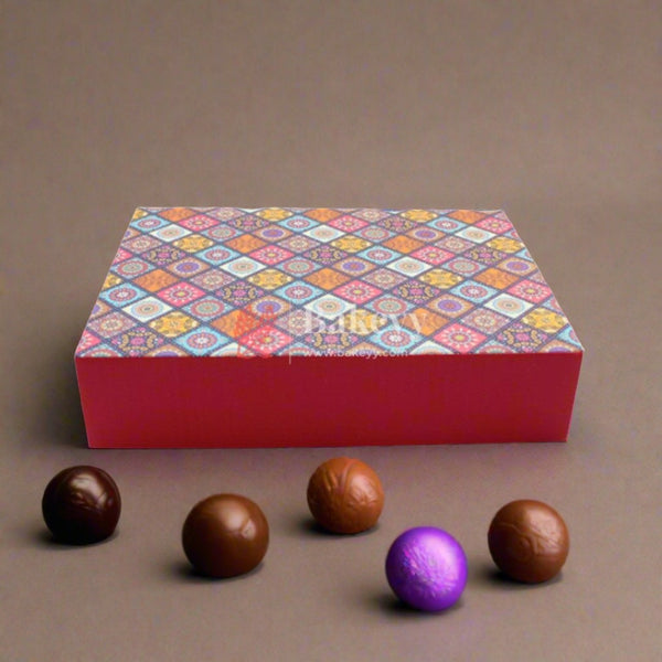 Chocolate Box For 6 | Gift Box | Multipurpose Box - Bakeyy.com - India - Chocolate Box For 6 | Gift Box | Multipurpose Box - Pack Of 10 pc / 4823