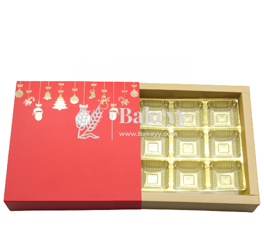 Chocolate Box For 9 | Christmas Collection | Multipurpose Box - Bakeyy.com - India - Chocolate Box For 9 | Christmas Collection | Multipurpose Box - Default Title