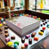 Chocolate Box For 9 | Gift Box | Multipurpose Box - Bakeyy.com - India - Chocolate Box For 9 | Gift Box | Multipurpose Box - Pack Of 10 pc / 4823