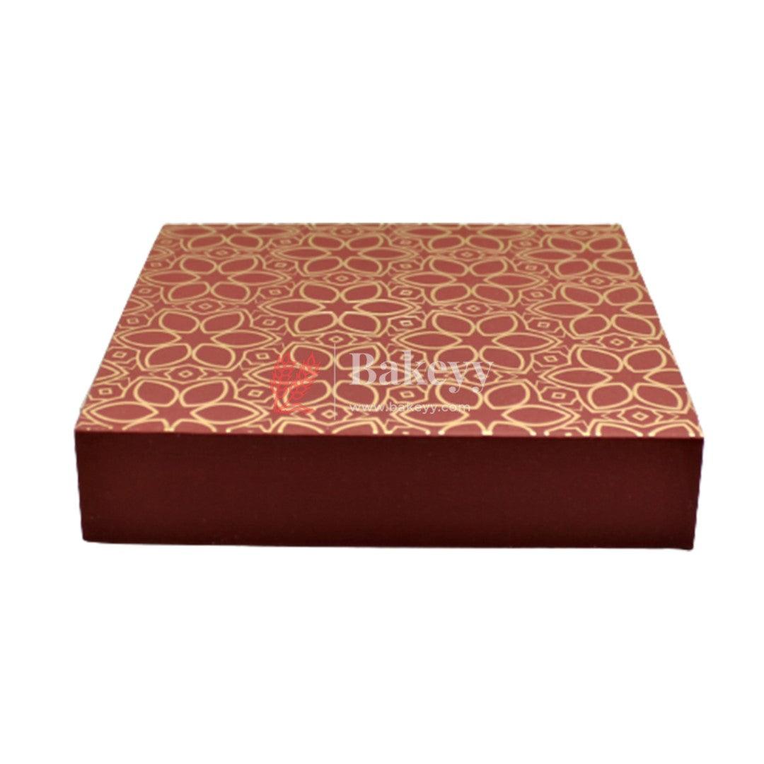 Chocolate Box For 9 | Gift Box | Multipurpose Box - Bakeyy.com - India - Chocolate Box For 9 | Gift Box | Multipurpose Box - Pack Of 10 pc / 4823