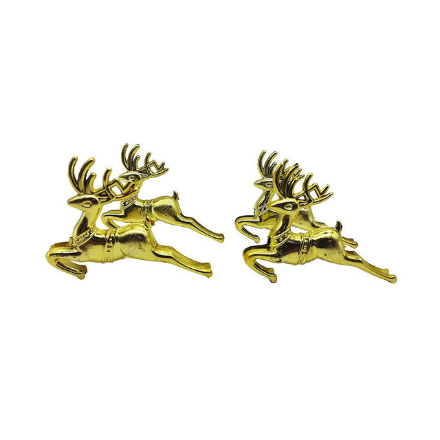 CHRISTMAS GOLDEN REINDEER TOPPER | PACK OF 1 - Bakeyy.com - India - CHRISTMAS GOLDEN REINDEER TOPPER | PACK OF 1 - Default Title