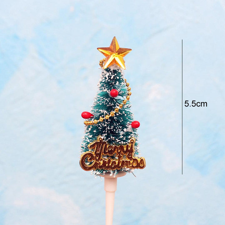CHRISTMAS TREE | TOPPER 2 | PACK OF 1 - Bakeyy.com