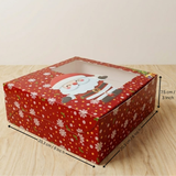Christmas Plum Cake Box | Festive Printed Packaging | Pack of 25