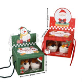 Christmas 4 Cupcake Box | Pack of 10