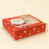 Premium Christmas Brownie Gift Box | Perfect for Christmas Cookies & Brownie | Pack of 25