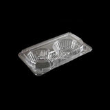 Clear Stackable 2 Cavity Cupcake Boxes - Bakeyy.com - India - Clear Stackable 2 Cavity Cupcake Boxes - Small ( Pack Of 50 )