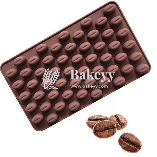 Coffee Beans Brown Chocolate Mould - Bakeyy.com