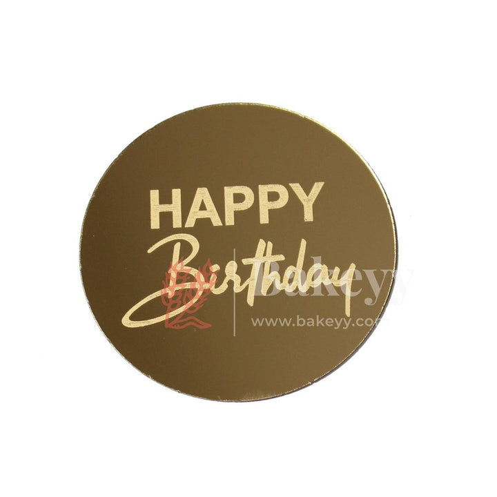 Coin Happy Birthday Topper | Gold Color | Pack Of 5 | - Bakeyy.com - India - Coin Happy Birthday Topper | Gold Color | Pack Of 5 | - Default Title