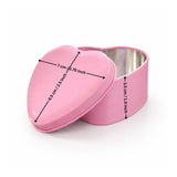 Color Plain Tin Boxes | Multiple Shape Option Available | Heart, Circle, Square Box | Empty Boxes | Chocolate and Small Gifts Box | Pack of 6