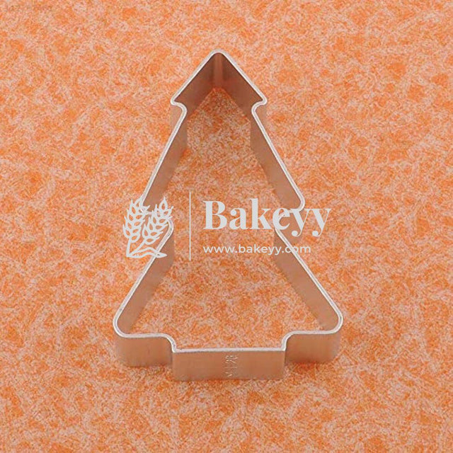 Cookie - Biscuit Cutter - Christmas Tree Shape - Biscuit Mould - Aluminium - 1 Piece - Bakeyy.com - India - Cookie - Biscuit Cutter - Christmas Tree Shape - Biscuit Mould - Aluminium - 1 Piece - Default Title