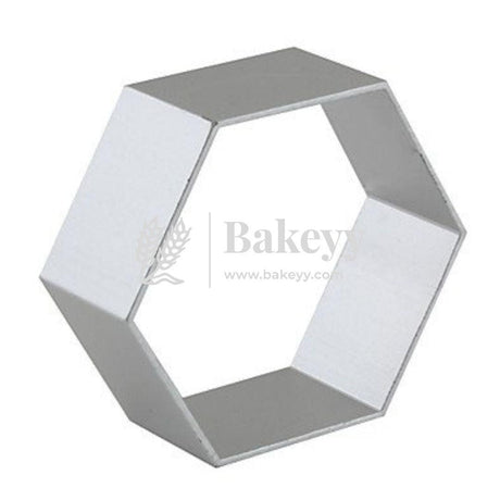 Cookie - Biscuit Cutter - Hexagon Shape - Biscuit Mould - Aluminium - 1 Piece - Bakeyy.com - India - Cookie - Biscuit Cutter - Hexagon Shape - Biscuit Mould - Aluminium - 1 Piece - Default Title